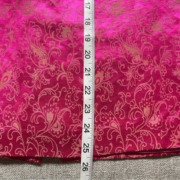 Donna Morgan Vintage Silk Blend Floral Print Fully Lined Jacket Skirt Set Suit - Picture 14 of 16